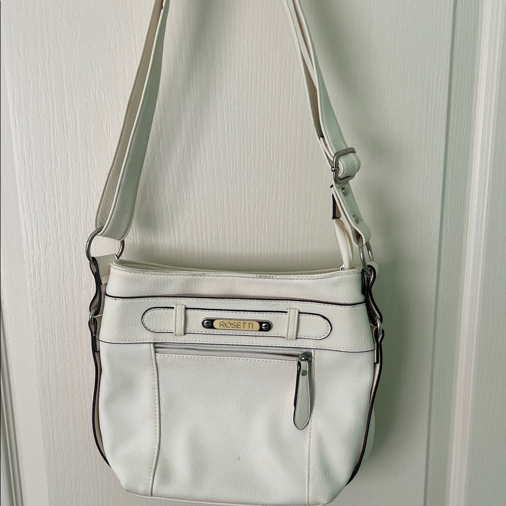 Rosetti Elegant White Crossbody Bag